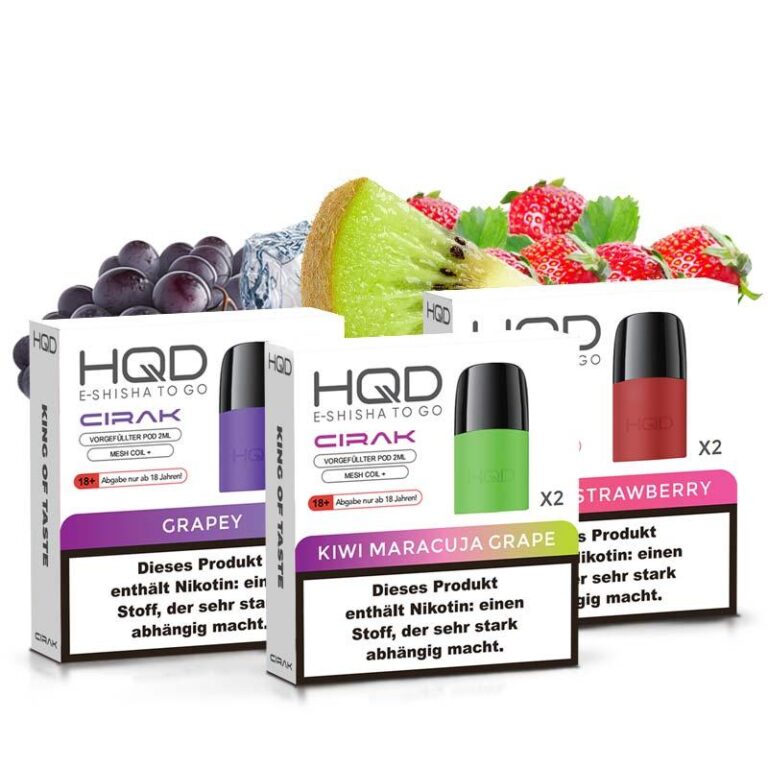 Die wichtigsten Merkmale der HQD Cirak Einweg-Vapes