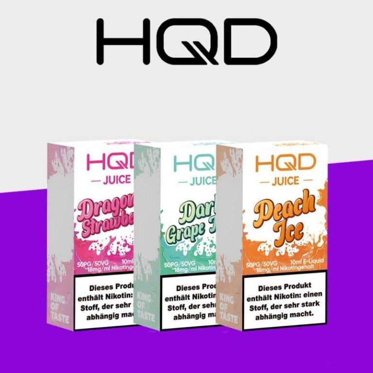 HQD Juice: Leistungsfähigkeit und Verdampfungsqualität im Fokus