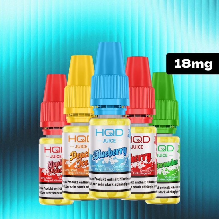 Zukunftsinnovationen und Trends der HQD Juice Produktreihe